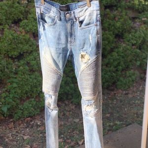 Men’s moto denim